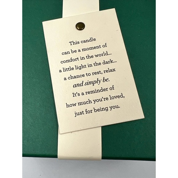 Demdaco Fireside Fir Soy Wax Blend Candle White Size 7oz NWB - Picture 3 of 4